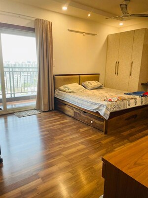 Bedroom in 3 BHK Apartment at Rajapushpa Regalia, Kokapet – for Rent