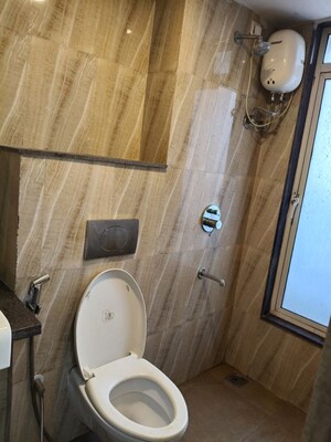 Bathroom in 3 BHK Apartment at Lodha Amara, Kolshet Road – for Rent