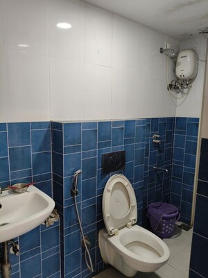 Bathroom in 3 BHK Apartment at Lodha Amara, Kolshet Road – for Rent