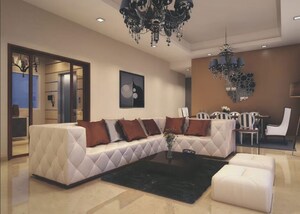 Living Room in 4 BHK Apartment at Mahindra Luminare, Sector 59 – for Sale