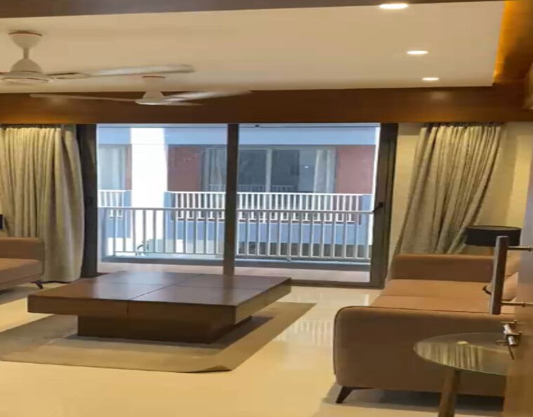 Living Room, raysan 2 Bedroom 1600 Sq.Ft. Apartment In Raysan Gandhinagar 10334061