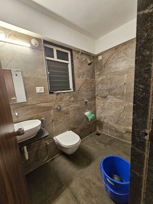 Bathroom in 2 BHK Apartment at Choice 24 Goodwill, Dhanori – for Rent