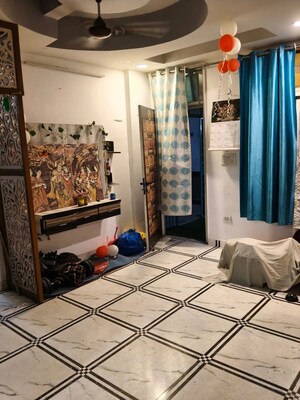 Living Room in 2 BHK Builder Floor at ABCZ East Sapphire, Sector 45 – for Rent