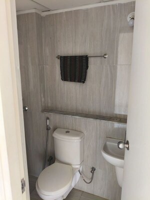 Bathroom in 2 BHK Apartment at Runwal Gardens, Dombivli East – for Rent