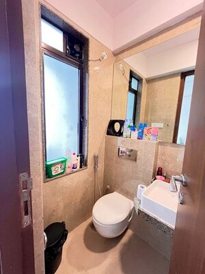 Bathroom in 3 BHK Apartment at Sunteck City Avenue 4, Goregaon West – for Rent