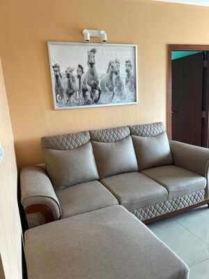 Living Room in 1 BHK Apartment at Prestige Royale Gardens, Gantiganahalli – for Rent