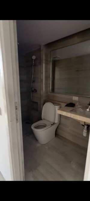 Bathroom in 3 BHK Apartment at Hiranandani Estate Angelo, Ghodbunder Road – for Rent