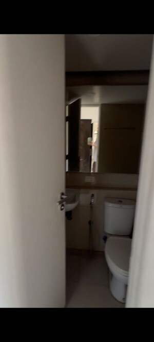 Bathroom in 3 BHK Apartment at Hiranandani Estate Angelo, Ghodbunder Road – for Rent