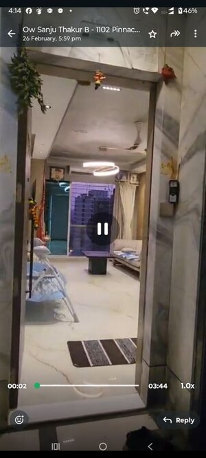 Team Area in 3 BHK Apartment at SKD Pinnacolo, Mira Road – for Rent