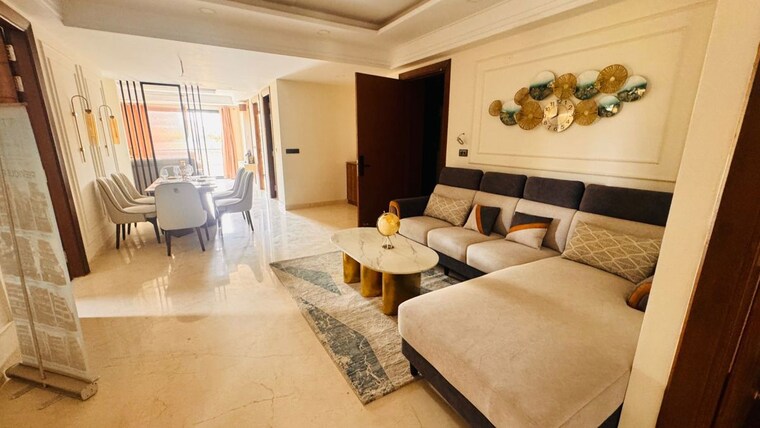 Living Room, anant-raj-the-estate-floors 3 Bedroom 1620 Sq.Ft. Builder Floor In Sector 63a Gurgaon 10334280