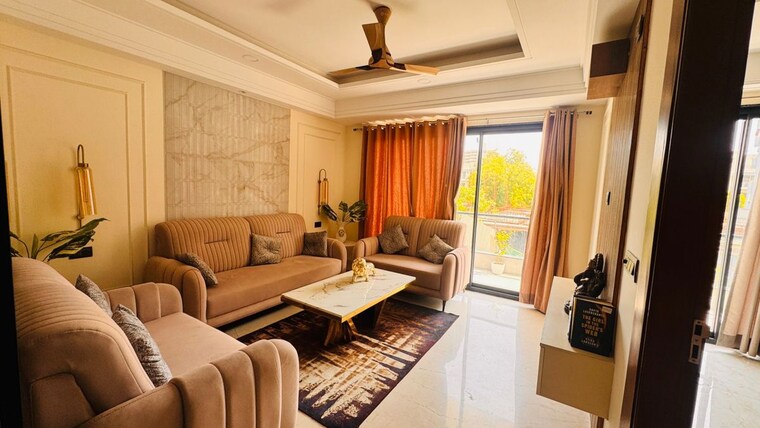 Living Room, anant-raj-the-estate-floors 3 Bedroom 1620 Sq.Ft. Builder Floor In Sector 63a Gurgaon 10334280