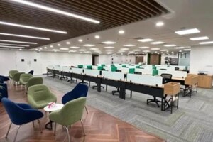 Team Area in  Office Space at Gold Craig, Mg Road – for Rent