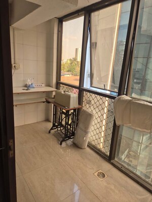 Balcony in 3 BHK Apartment at Bandra West – for Rent