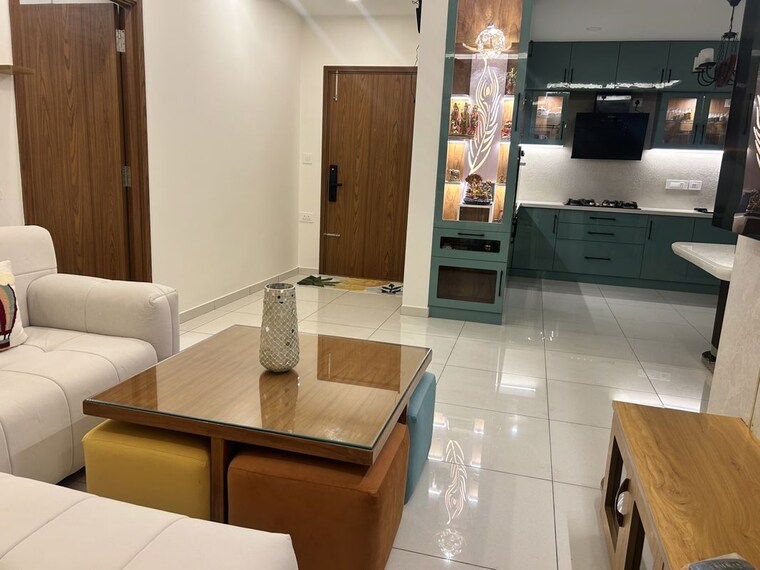 Living Room, bricks-and-milestones-wonderwall 2 Bedroom 1146 Sq.Ft. Apartment In Sompura Bangalore 10090371