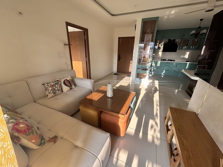 Living Room, bricks-and-milestones-wonderwall 2 Bedroom 1146 Sq.Ft. Apartment In Sompura Bangalore 10090371