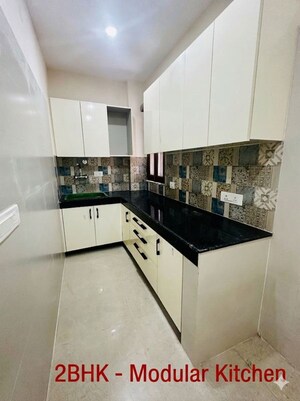 Kitchen in 2 BHK Builder Floor at New Palam Vihar Phase 1 – for Rent