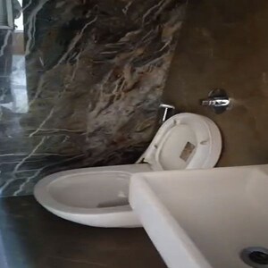 Bathroom in 1 BHK Apartment at Blumen Apartments, Vikhroli West – for Rent