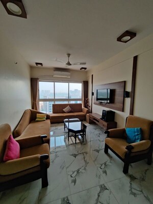 Living Room in 2 BHK Apartment at Raheja Ridgewood, Goregaon East – for Rent
