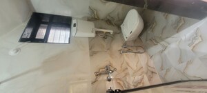 Bathroom in 1 BHK Apartment at Oxford Apartment, Majiwada – for Rent