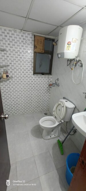 Bathroom in 3 BHK Apartment at Eros Sampoornam III, Sector 2 Greater Noida – for Rent