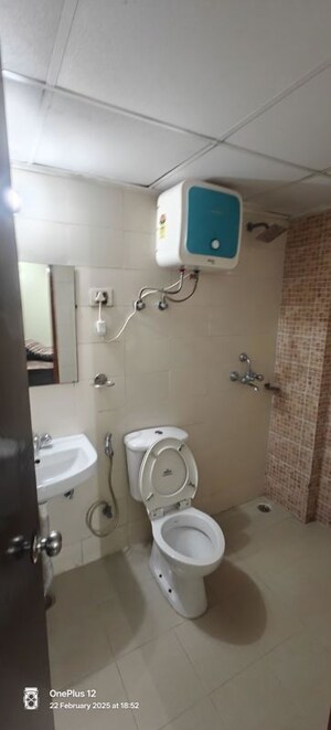 Bathroom in 3 BHK Apartment at Eros Sampoornam III, Sector 2 Greater Noida – for Rent