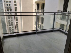 Balcony in 3 BHK Apartment at Suncity Platinum Towers, Sector 28 – for Rent