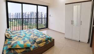 Bedroom in 1 BHK Apartment at Duville Riverdale Suites, Kharadi – for Rent