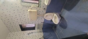 Bathroom in 2 BHK Apartment at Eden Woods complex, Manpada – for Rent