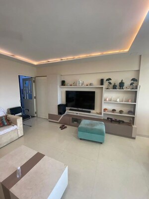 Living Room in 2 BHK Apartment at Gurukrupa Marina Enclave, Malad West – for Sale