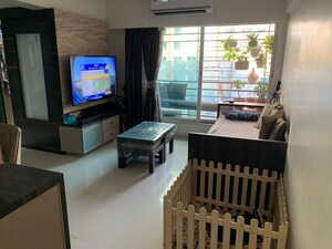Living Room in 2 BHK Apartment at Gurukrupa Marina Enclave, Malad West – for Sale