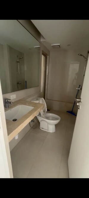 Bathroom in 2 BHK Apartment at Hiranandani Estate Alina, Ghodbunder Road – for Rent