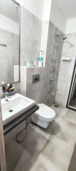 Bathroom in 2 BHK Apartment at Omkar Ananta, Goregaon East – for Rent