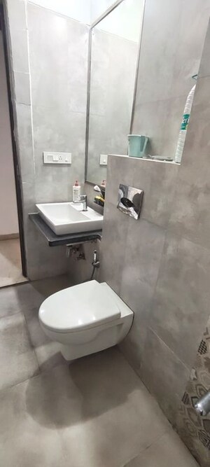 Bathroom in 2 BHK Apartment at Omkar Ananta, Goregaon East – for Rent