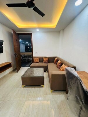 Living Room in 1 RK Builder Floor at Saket – for Rent