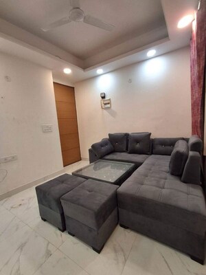 Living Room in 1 BHK Builder Floor at Sainik Farm – for Rent