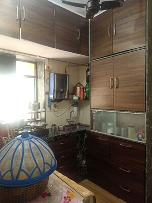 Kitchen in 1 BHK Apartment at Swagtam Building, Vashi Sector 1 – for Rent