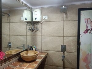 Bathroom in 1 BHK Apartment at Swagtam Building, Vashi Sector 1 – for Rent