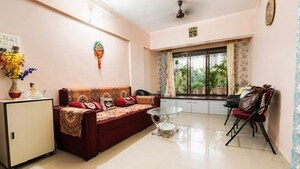 Living Room in 1 BHK Apartment at Shree Hari Enclave Apartment, Mulund West – for Sale