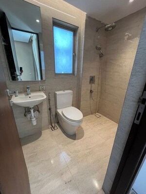 Bathroom in 2 BHK Apartment at One Hiranandani Park Cloverdale, Ghodbunder Road – for Rent