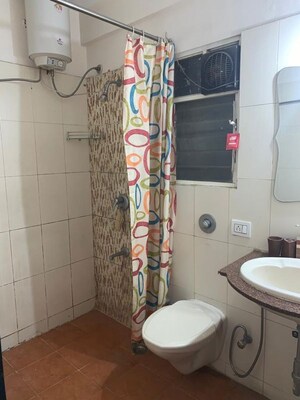 Bathroom in 2 BHK Apartment at Rolling Hills ABC, Baner – for Rent