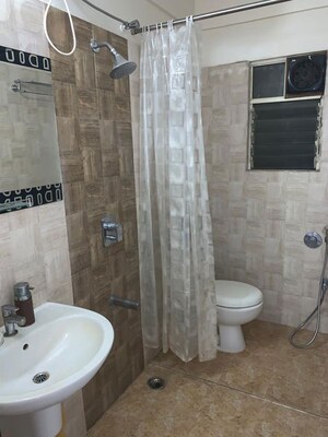 Bathroom in 2 BHK Apartment at Rolling Hills ABC, Baner – for Rent
