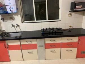 Kitchen in 2 BHK Apartment at Rolling Hills ABC, Baner – for Rent