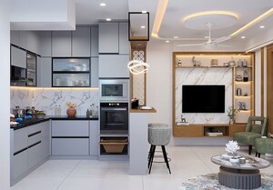 Kitchen in 2 BHK Apartment at Tata Eureka Park Phase 2, Sector 150 – for Rent