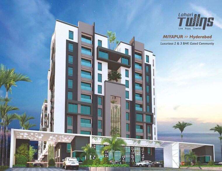 Exterior View, lahari-hites 3 Bedroom 1780 Sq.Ft. Apartment In Miyapur Hyderabad 10334918