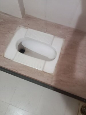 Bathroom in 1 BHK Apartment at Maad Yashwant Pride-Kini Complex, Naigaon East – for Rent