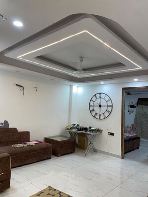 Living Room in 3 BHK Builder Floor at Malviya Nagar – for Rent