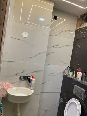 Bathroom in 3 BHK Builder Floor at Malviya Nagar – for Rent