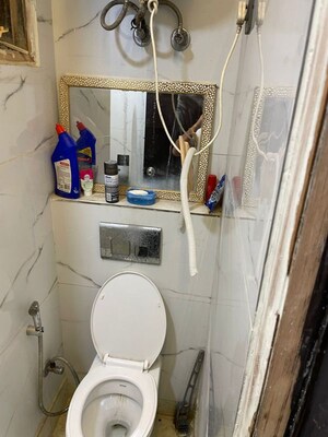 Bathroom in 3 BHK Builder Floor at Malviya Nagar – for Rent