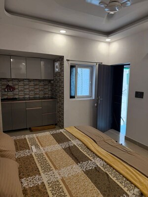 Living Room in 1 RK Builder Floor at Malviya Nagar – for Rent