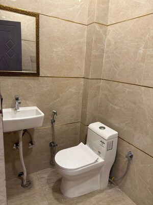 Bathroom in 1 RK Builder Floor at Malviya Nagar – for Rent